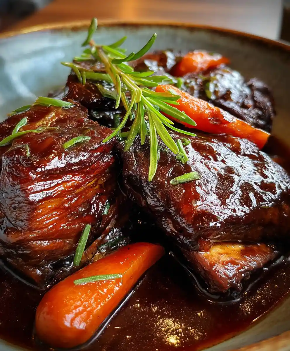 Braised Short Rib Recipe Tomato Chili Lacquer With Carrot Coins 5 braised short rib recipe Tomato Chili Lacquer With Carrot Coins