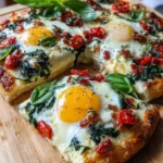 Breakfast Pizza Recipe Sunny Egg With Tomato Confetti 1762491057.0363445