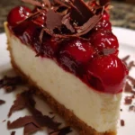 Cherry Cheesecake Recipe Cherry Crown With Chocolate Shavings 6 Cherry Cheesecake Recipe Cherry Crown With Chocolate Shavings 1762640443.6110039