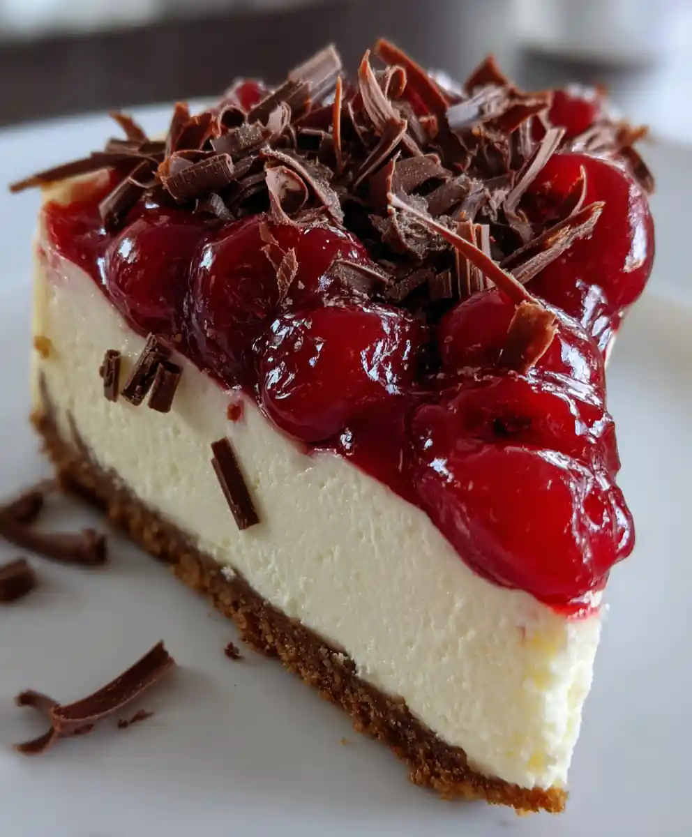 Cherry Cheesecake Recipe Cherry Crown With Chocolate Shavings 5 cherry cheesecake recipe Cherry Crown With Chocolate Shavings