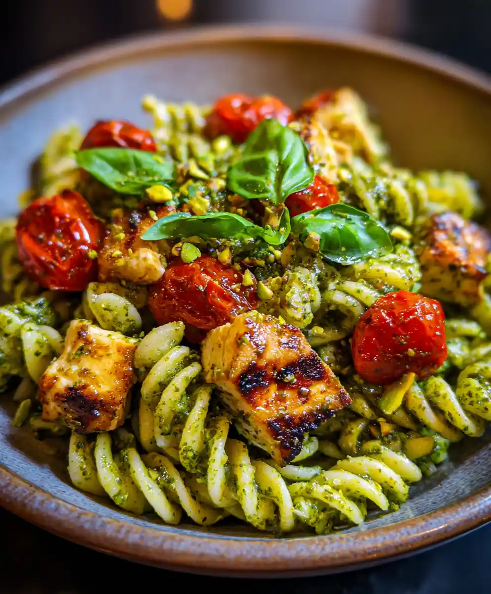 easy chicken pesto pasta recipe