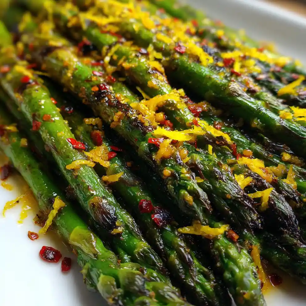 Grilled Asparagus Recipe Lemon Zest Char With Chili Flakes 4 grilled asparagus recipe Lemon Zest Char With Chili Flakes