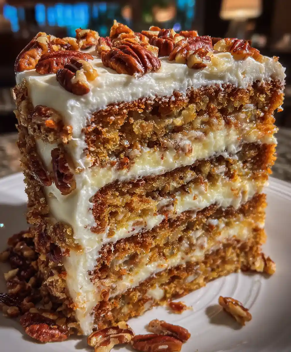 hummingbird cake recipe Pineapple Banana Layers With Pecan Praline