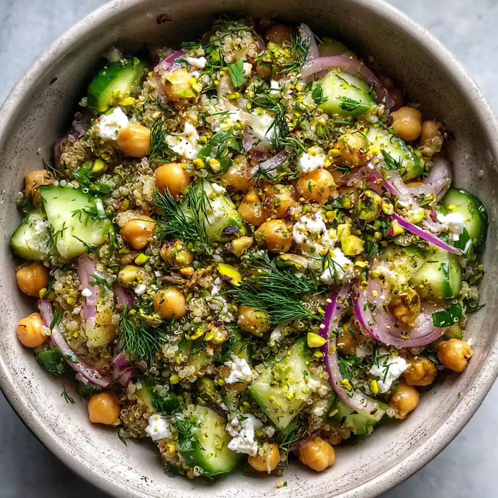 Jennifer Aniston Salad Recipe Chickpea Cucumber Bowl With Herbs 1762643738.2982635