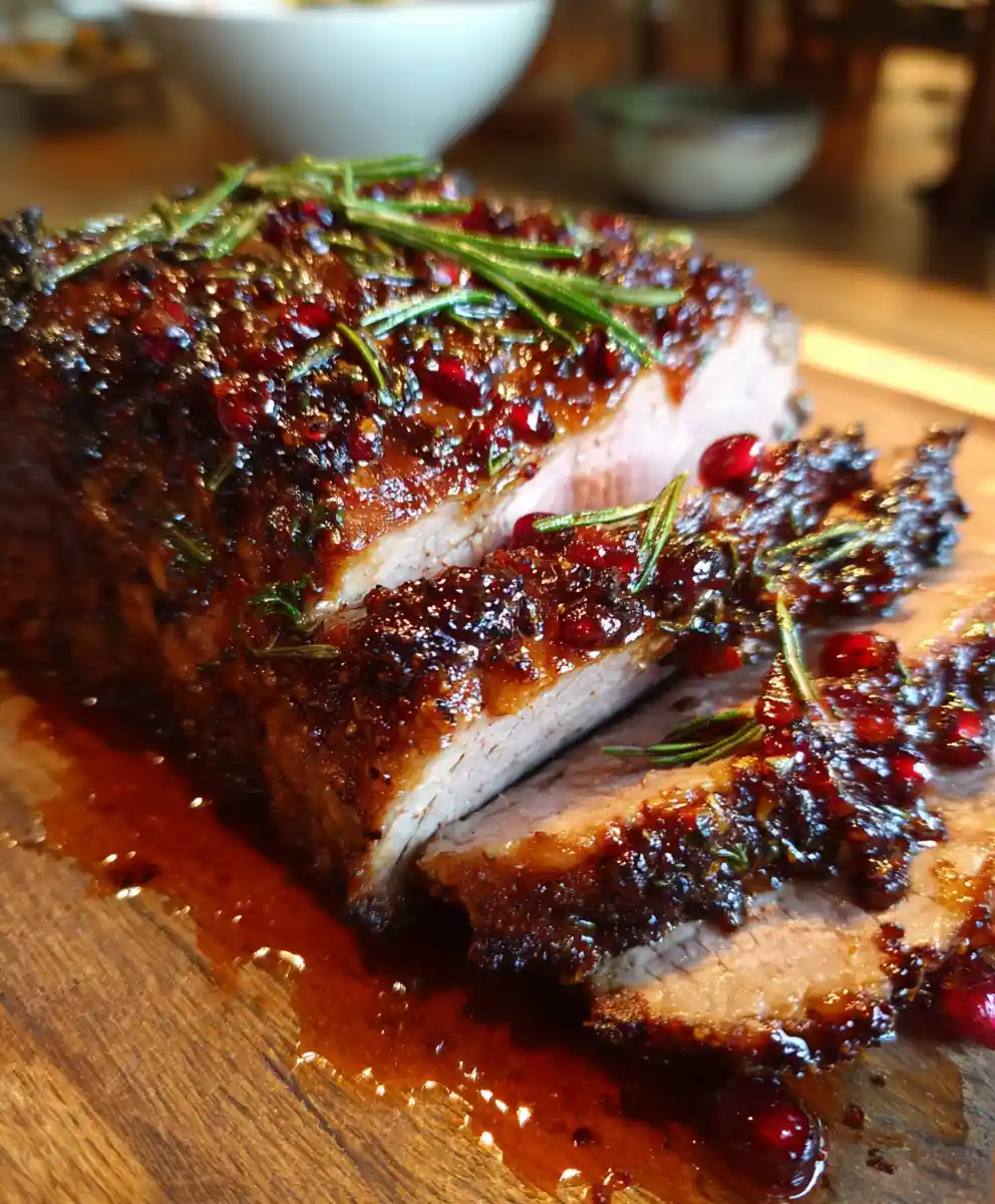 leg of lamb recipe Rosemary Pomegranate Glaze Roast