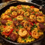 Paella Recipe Saffron Skillet With Roasted Red Stripes 1762469020.67929