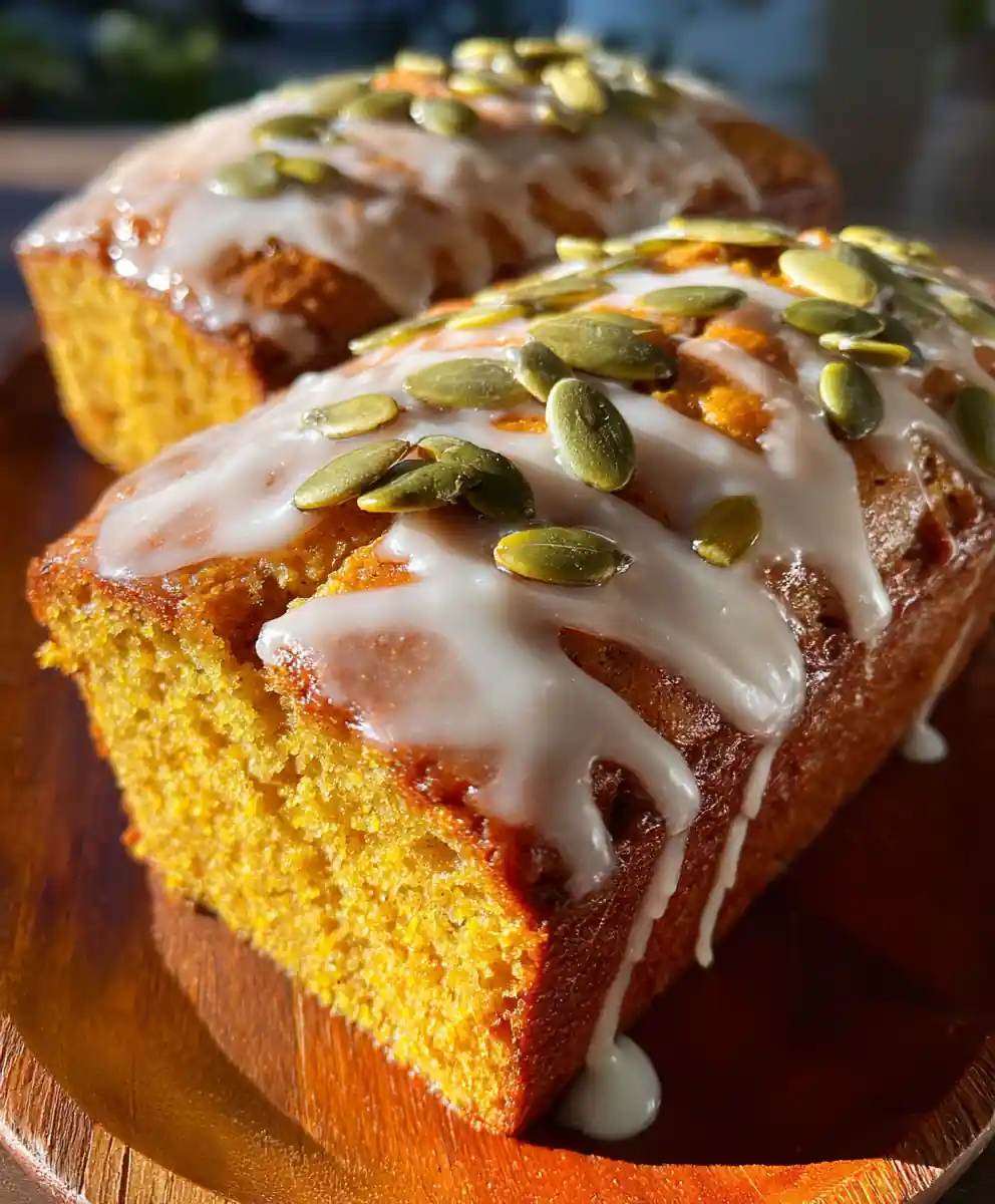 Pumpkin Bread Recipe Maple Glaze With Toasted Pumpkin Seeds 5 pumpkin bread recipe Maple Glaze With Toasted Pumpkin Seeds