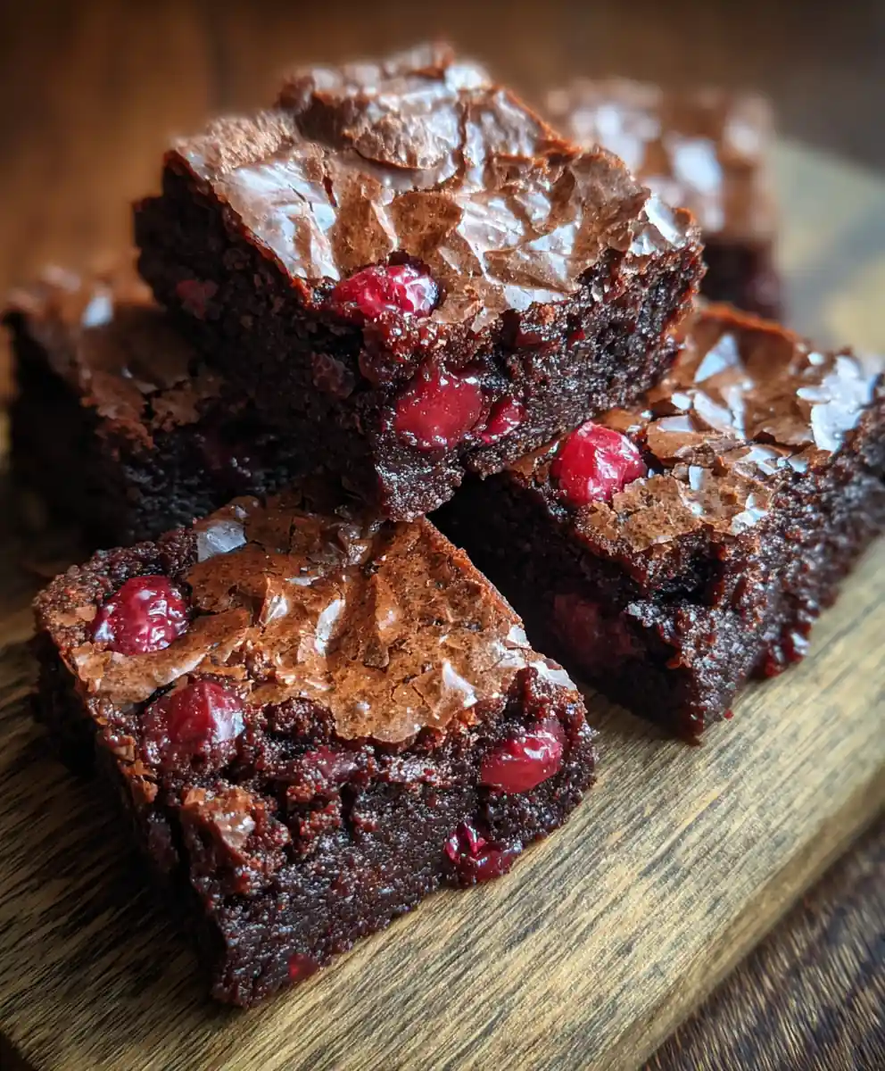 Quick Brownie Recipe Dark Crackle With Ruby Chunks 5 quick brownie recipe Dark Crackle With Ruby Chunks