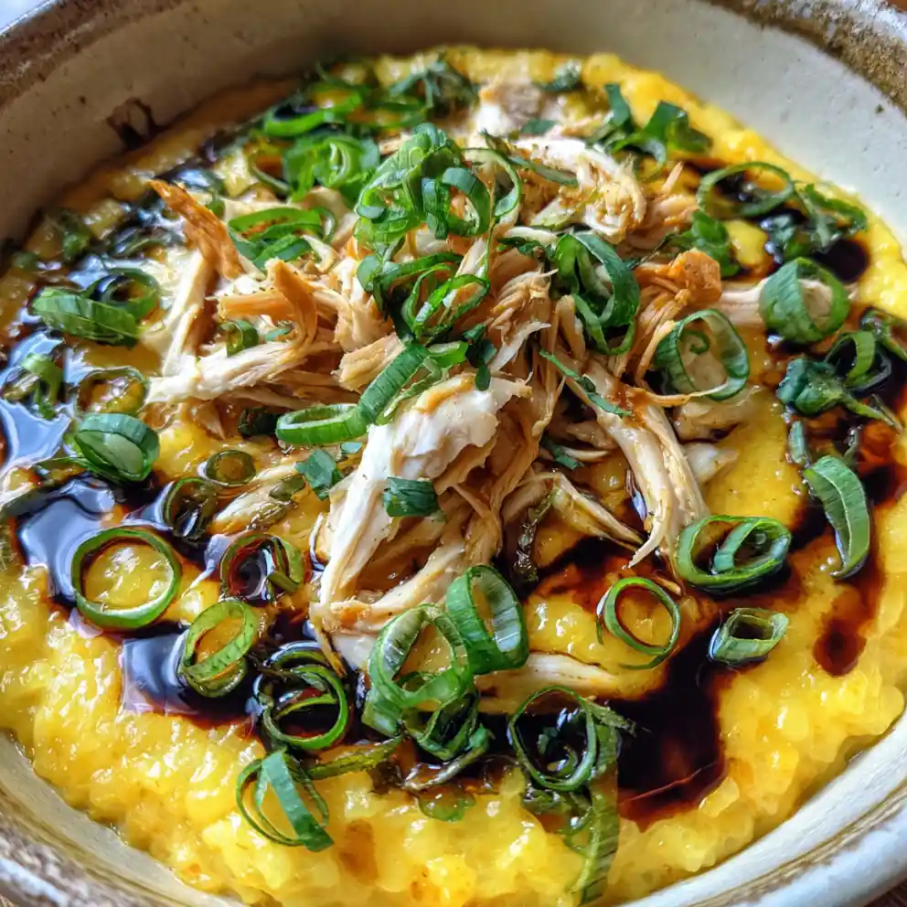 rice porridge recipe Turmeric Ginger Bowl With Scallions