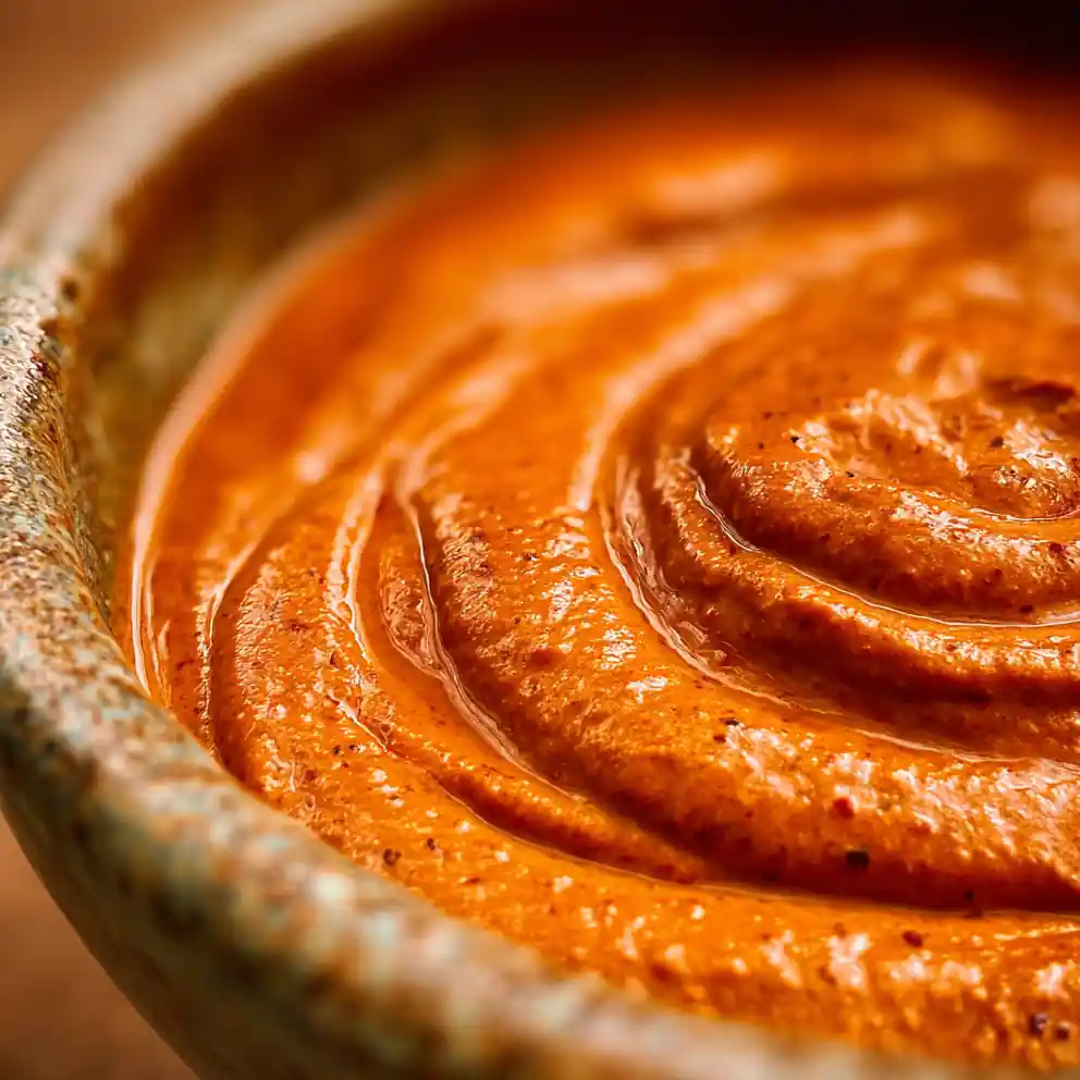 Romesco Sauce Recipe Roasted Red Pepper Almond Velour 4 romesco sauce recipe Roasted Red Pepper Almond Velour
