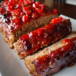 Smoked Meatloaf Recipe Cherrywood Glaze With Red Peppers 1762644156.707352
