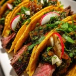 Steak Tacos Recipe Charred Salsa Verde And Radish 1762495918.1339943