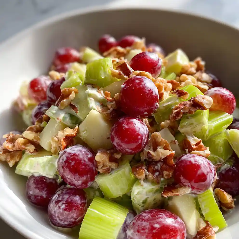 waldorf salad recipe Ruby Grape Crunch With Celery