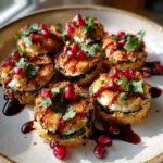 Baked Parmesan Zucchini With Herbed Cream Cheese And Pomegranate Glaze 1767869305.2574213