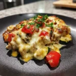 Baked Tuscan Chicken Casserole With Golden Saffron Cream Swirl 6 Baked Tuscan Chicken Casserole With Golden Saffron Cream Swirl 1767837544.7737343