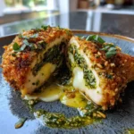 Basil Pesto Mozzarella Stuffed Italian Chicken Cutlets With Lemon Butter Drizzle 1767832024.187