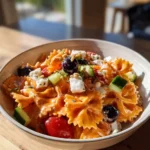 Bow Tie Pasta Salad With Roasted Red Pepper Cream Swirl 1767845169.6559465