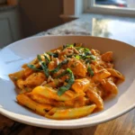 Chicken Penne With Roasted Red Pepper Cream Swirl 1767841499.888001