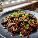 Chinese Beef And Onion Stir Fry With Pomegranate Glazed Drizzle 6 Chinese Beef And Onion Stir Fry With Pomegranate Glazed Drizzle 1767852481.0606654