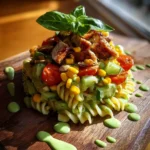 Creamy Avocado Basil Chicken Pasta Salad 1767825879.11661