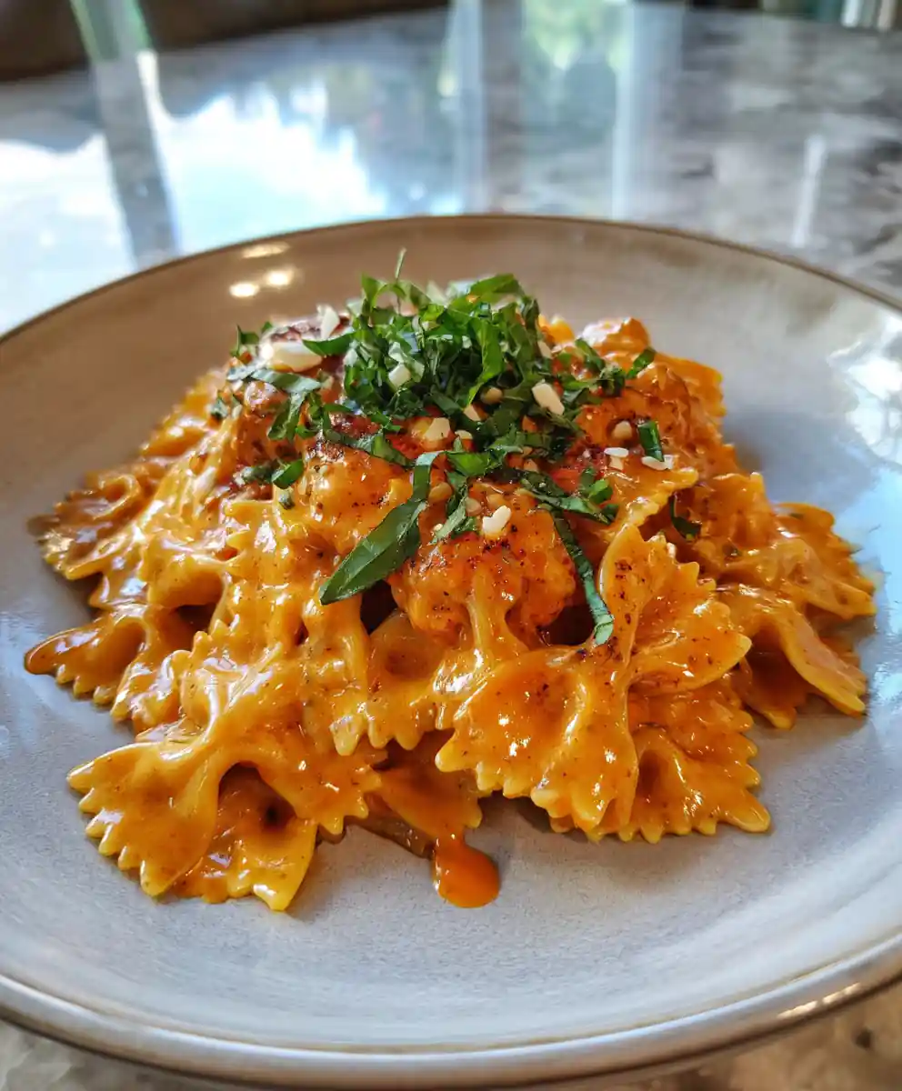 Creamy Smoked Paprika Bow Tie Pasta With Italian Sausage 5 Creamy Smoked Paprika Bow Tie Pasta with Italian Sausage