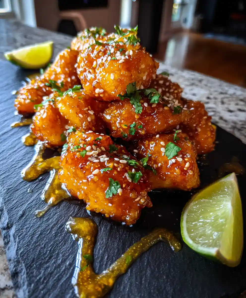 Crispy Bang Bang Chicken With Miso Honey Glaze 5 Crispy Bang Bang Chicken with Miso Honey Glaze