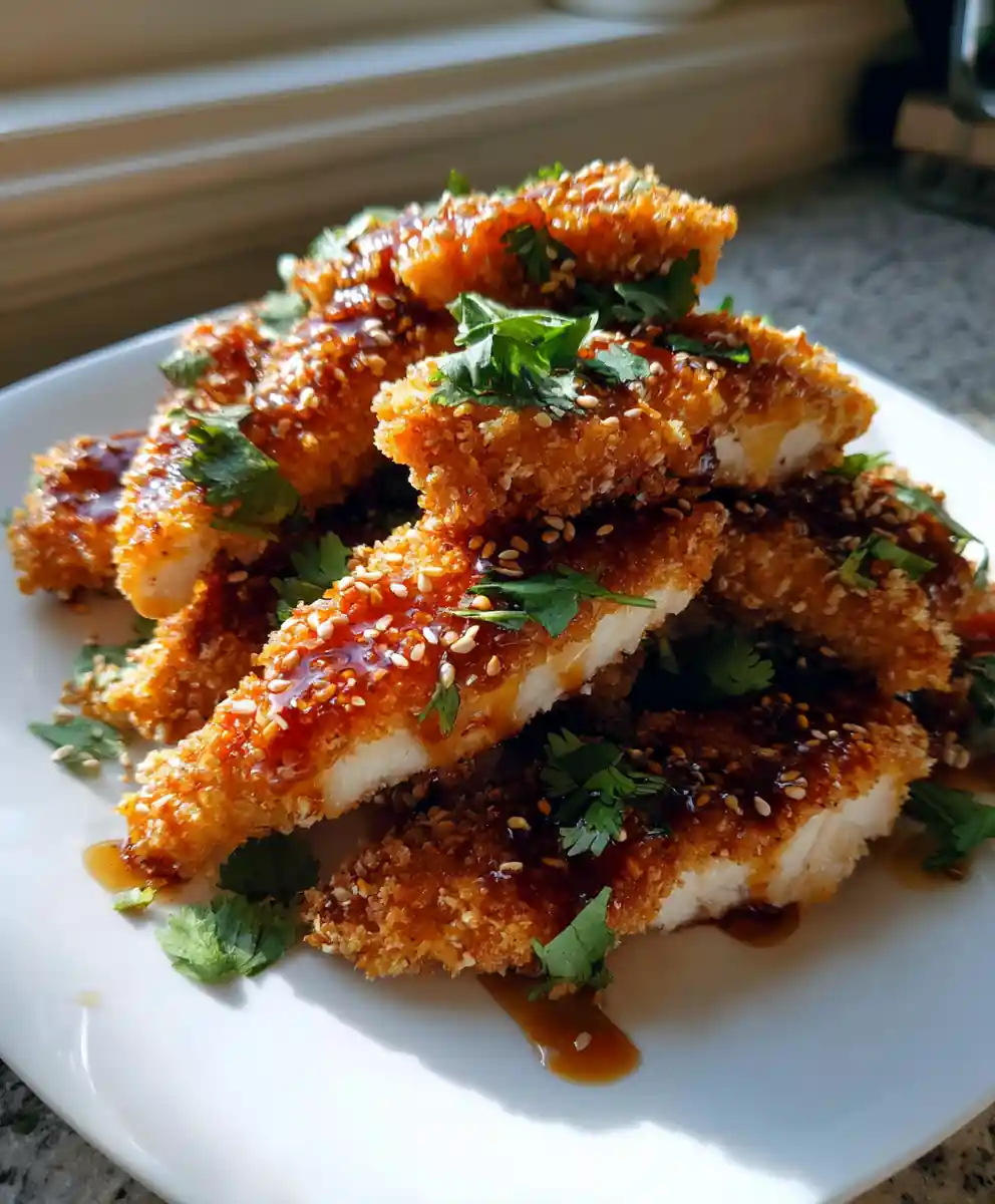 Crispy Double Crunch Honey Garlic Chicken Breasts 5 Crispy Double Crunch Honey Garlic Chicken Breasts
