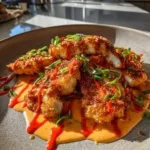 Crispy Parmesan Chicken With Roasted Red Pepper Garlic Cream Sauce 1767819254.3157957