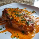Garlic Chicken In Creamy Red Pepper Sauce 1767847290.236618