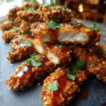 Honey Bbq Chicken Tenders With Crispy Sesame Almond Crust 6 Honey BBQ Chicken Tenders With Crispy Sesame Almond Crust 1767831257.1756635