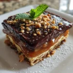 Honey Ginger Caramel Peanut Butter Lasagna With Chocolate Ganache 6 Honey Ginger Caramel Peanut Butter Lasagna With Chocolate Ganache 1767818646.275903