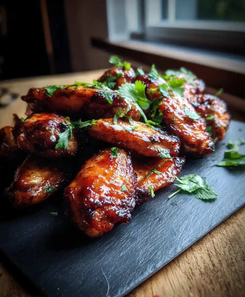 Honey Lime Glazed Baked Chicken Wings With Garlic Yogurt Drizzle 5 Honey Lime Glazed Baked Chicken Wings with Garlic Yogurt Drizzle