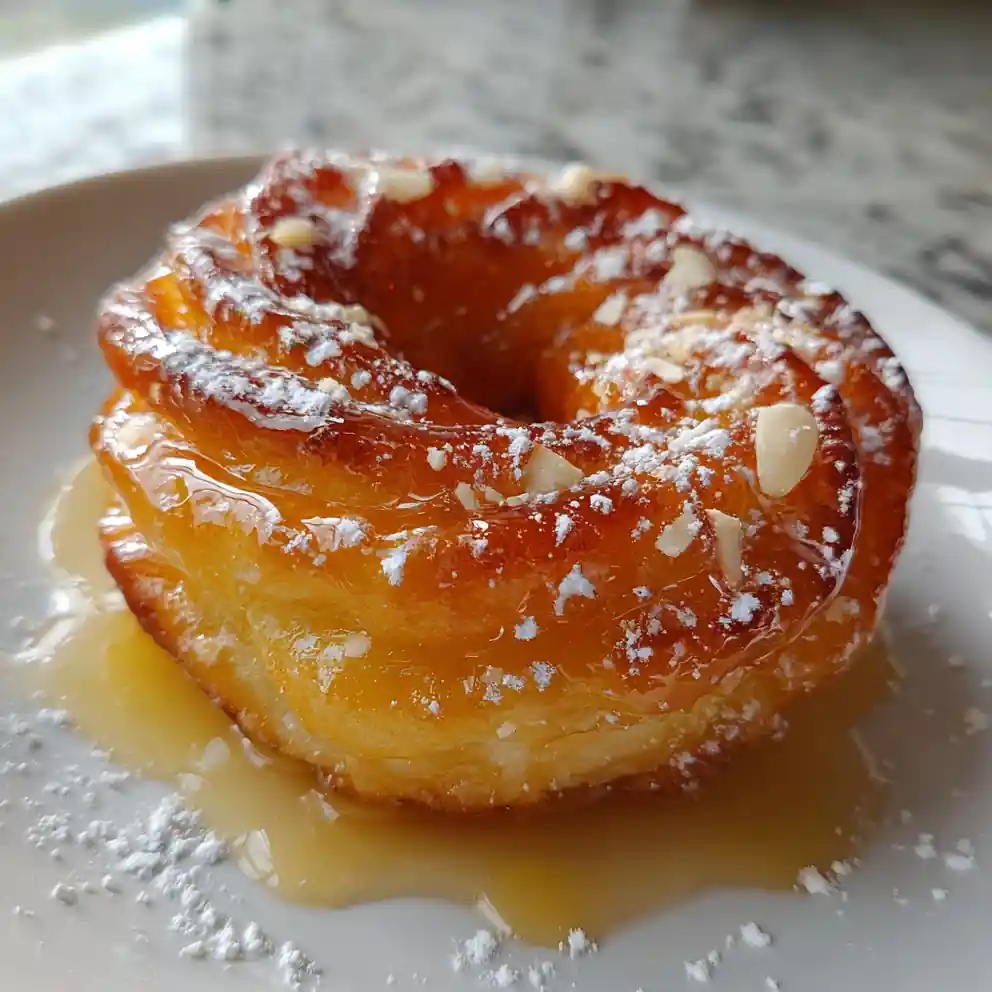 Lemon Curd Filled French Crullers With Honey Vanilla Glaze 4 Lemon Curd Filled French Crullers with Honey Vanilla Glaze