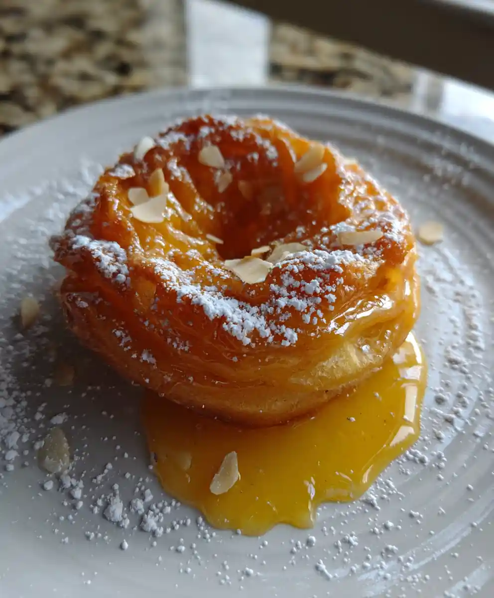 Lemon Curd Filled French Crullers With Honey Vanilla Glaze 5 Lemon Curd Filled French Crullers with Honey Vanilla Glaze