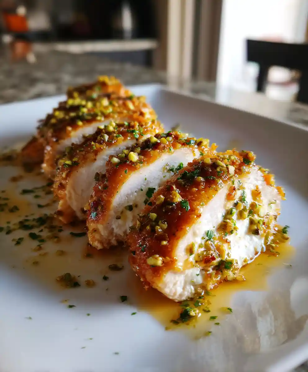 Lemon Herb Ricotta Baked Chicken With Pistachio Crust 5 Lemon Herb Ricotta Baked Chicken with Pistachio Crust