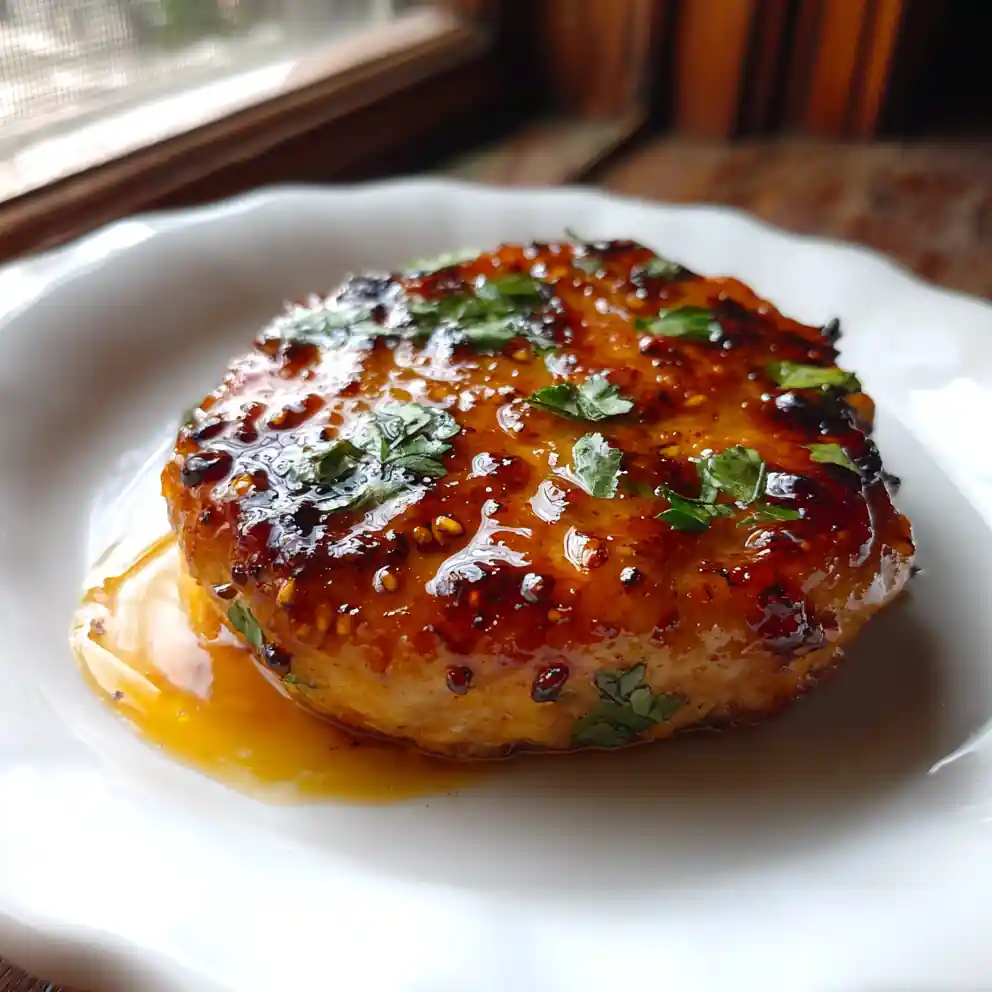 Maple Chili Glazed Breakfast Sausage Patties 4 Maple Chili Glazed Breakfast Sausage Patties