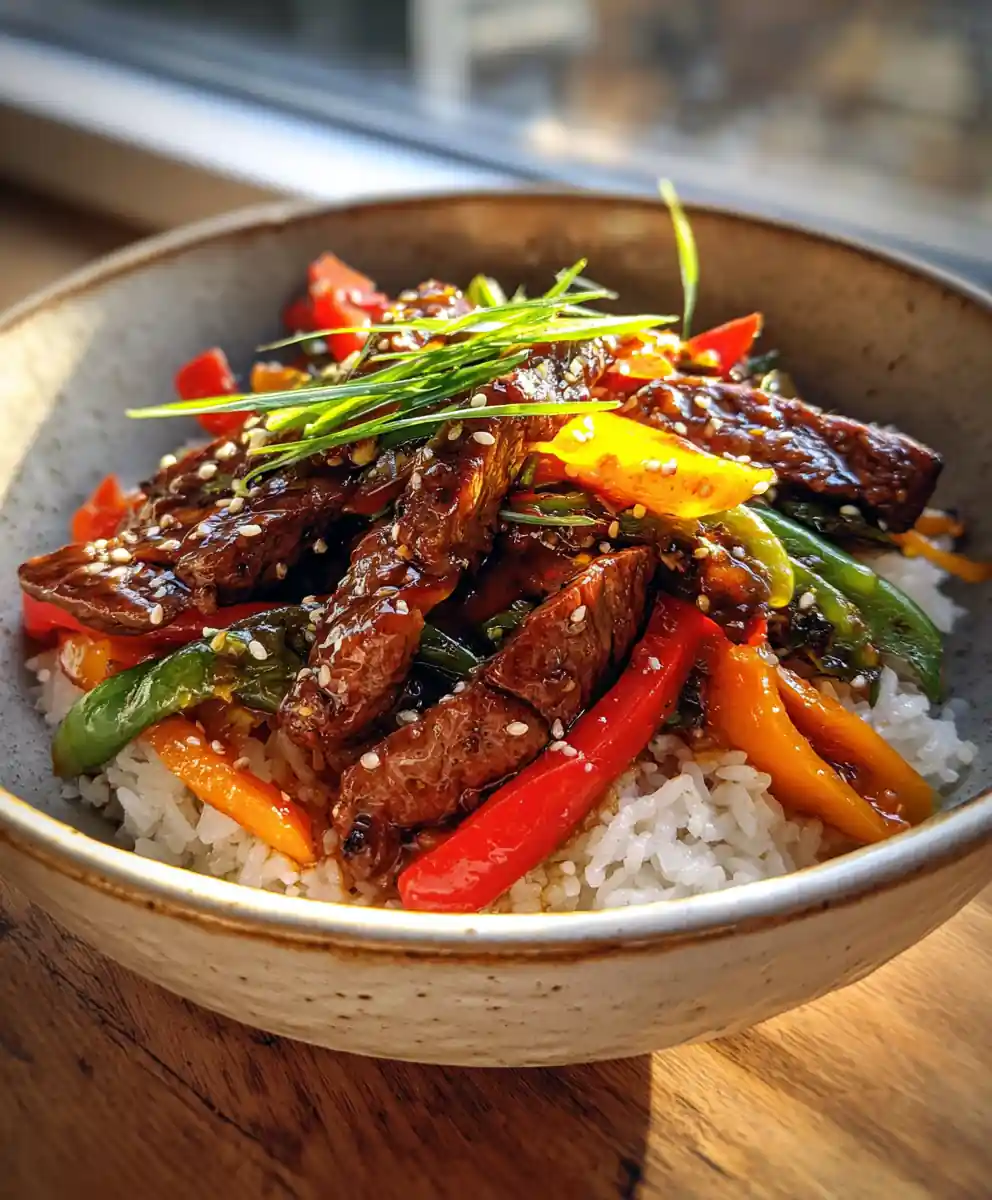 Miso Ginger Glazed Hibachi Steak Bowls 5 Miso Ginger Glazed Hibachi Steak Bowls