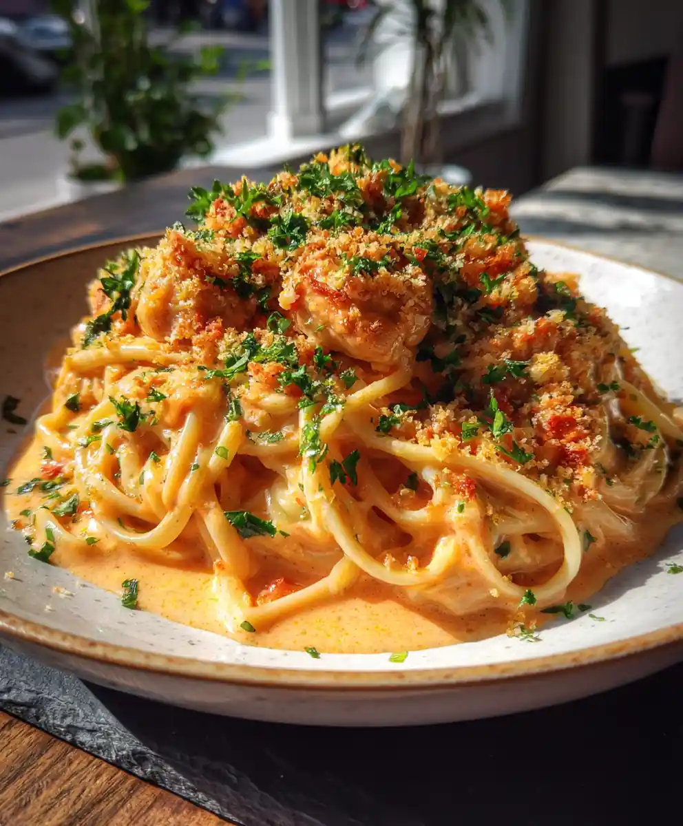 One Pan Spicy Cajun Chicken Linguine With Creamy Paprika Swirl 5 One Pan Spicy Cajun Chicken Linguine with Creamy Paprika Swirl