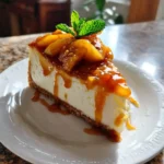 Peach Cobbler Cheesecake With Ginger Maple Swirl 1767821329.0144672