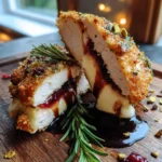 Rosemary Pistachio Crusted Cranberry Brie Stuffed Chicken 1767791209.412327