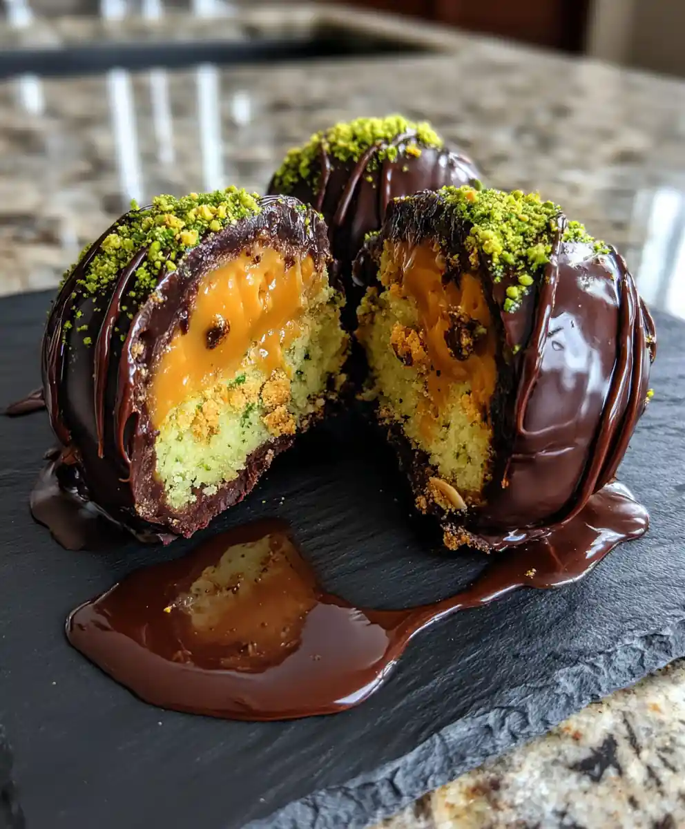 Salted Caramel Core Butterfinger Balls With Dark Chocolate Drizzle 5 Salted Caramel Core Butterfinger Balls with Dark Chocolate Drizzle