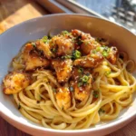 Sesame Infused Honey Garlic Chicken Pasta 1767844513.0211654