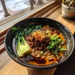 Spicy Black Garlic Tantanmen Ramen With Sesame Miso Swirl 1767866667.8987193
