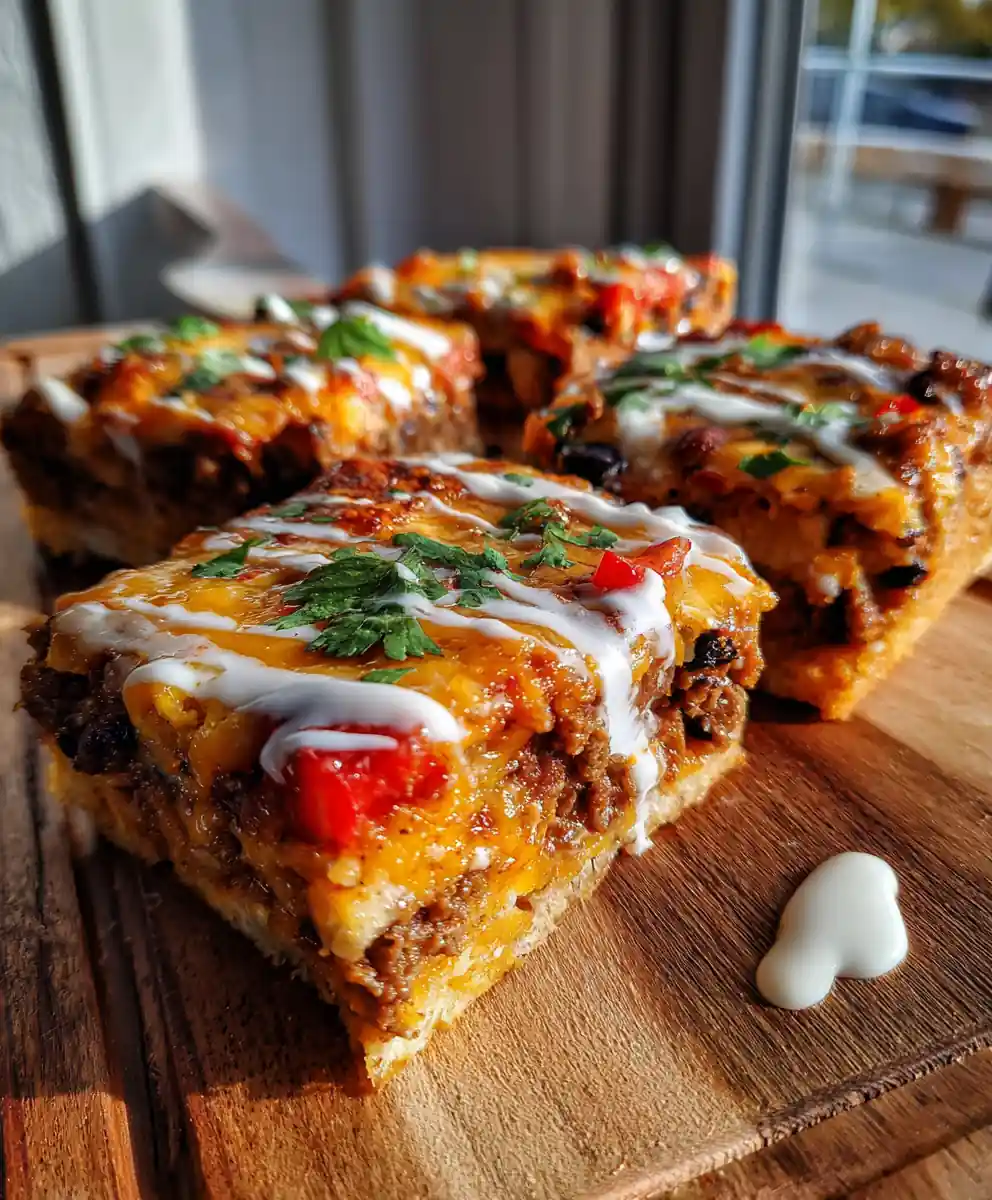 Spicy Mexican Casserole With Chipotle Crema Swirl 5 Spicy Mexican Casserole with Chipotle Crema Swirl