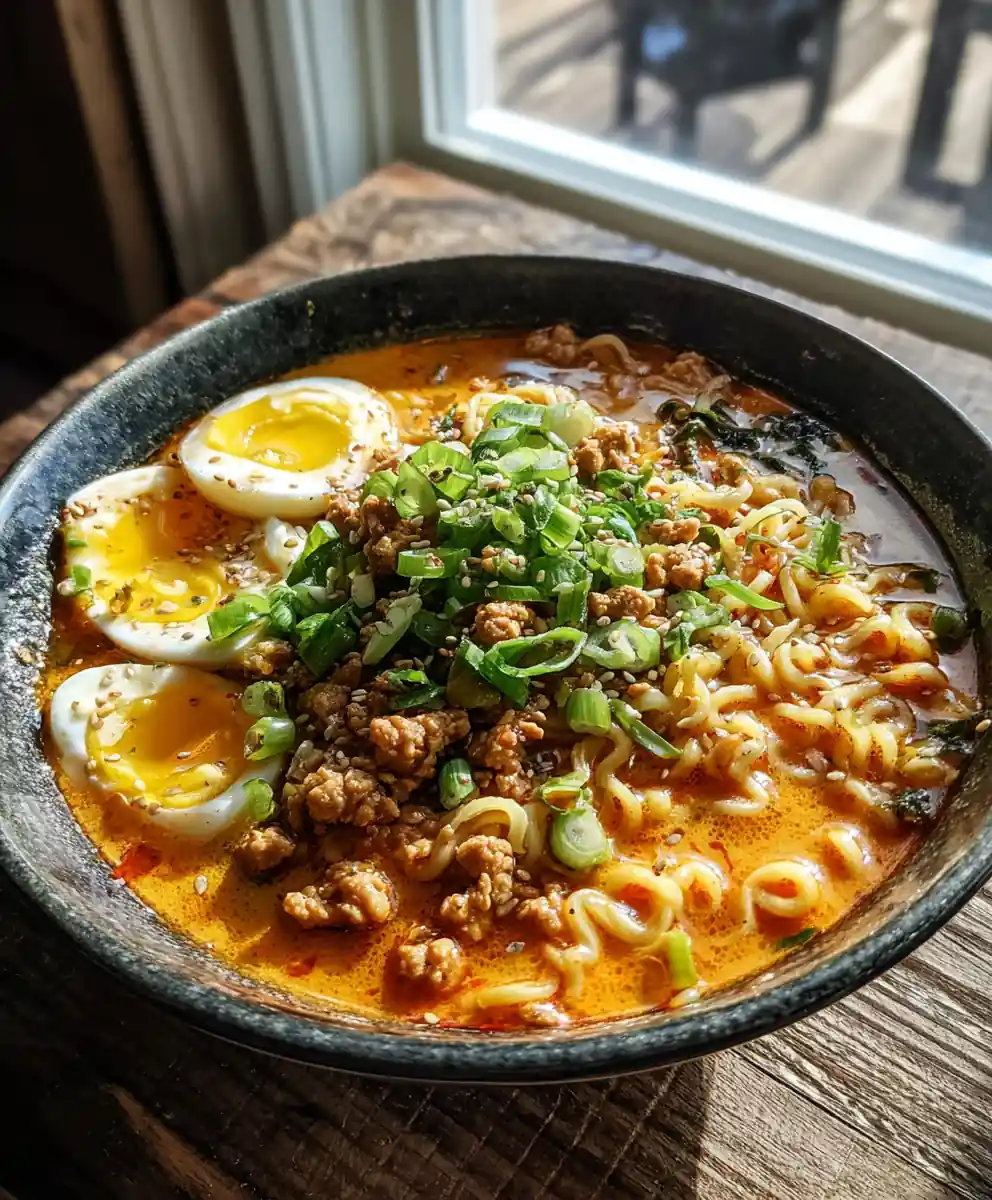 Spicy Tan Tan Ramen With Silky Sesame Chili Cream 5 Spicy Tan Tan Ramen with Silky Sesame Chili Cream