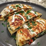 Spinach And Mushroom Quesadillas With Roasted Red Pepper Gouda Swirl 6 Spinach And Mushroom Quesadillas With Roasted Red Pepper Gouda Swirl 1767827278.383252