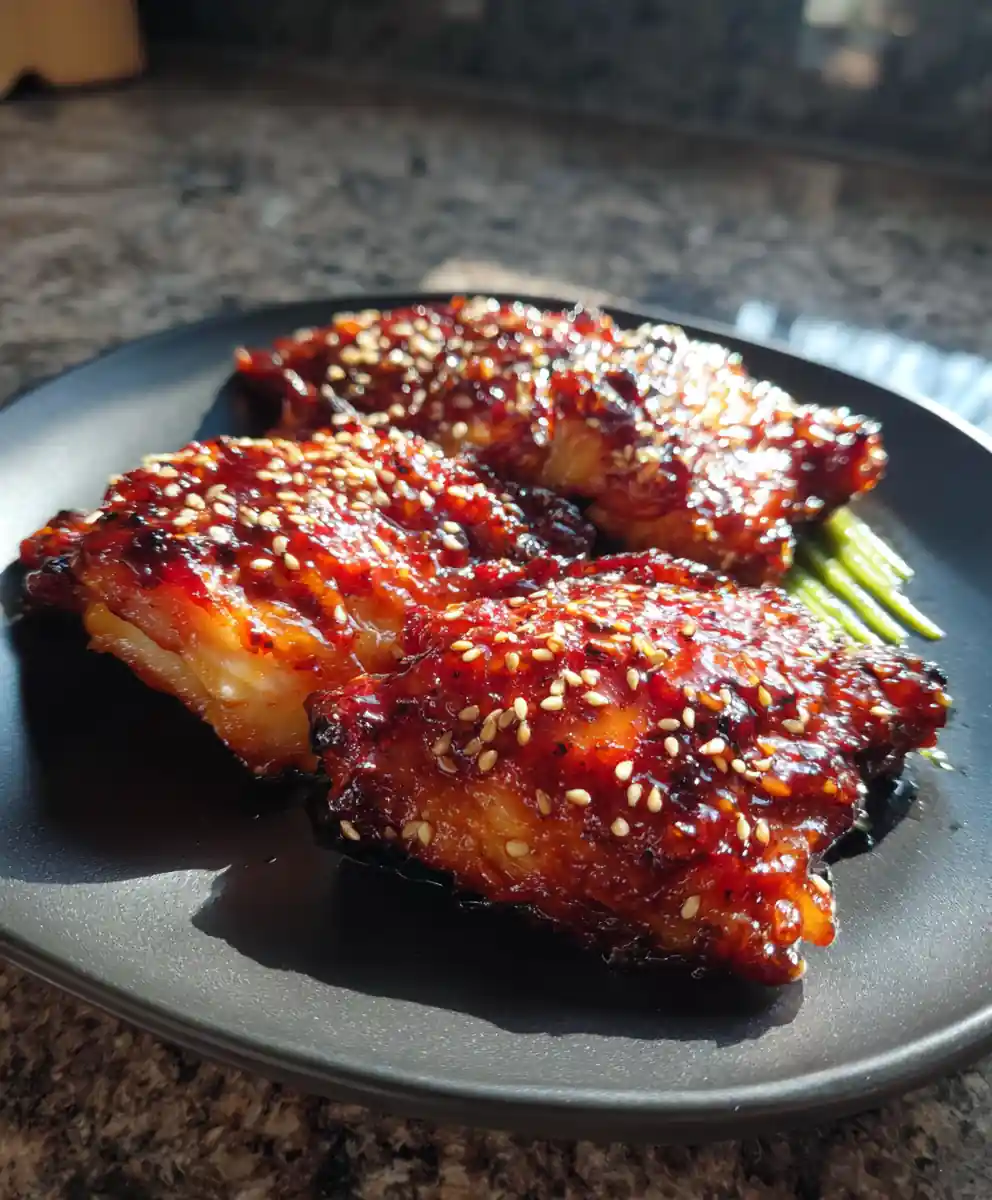 Sticky Honey Gochujang Chicken With Coconut Lime Swirl 5 Sticky Honey Gochujang Chicken with Coconut Lime Swirl