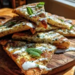 Zaatar Swirled Cottage Cheese Flatbread With Lemon Yogurt Drizzle 1767803989.7726452