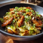 Zesty Chinese Chicken Cabbage Stir Fry With Honey Ginger Glaze 1767836245.4381714