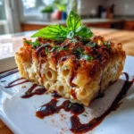 Balsamic Onion Goat Cheese Pasta Bake With Roasted Red Pepper Basil Swirl 1772077103.6447377